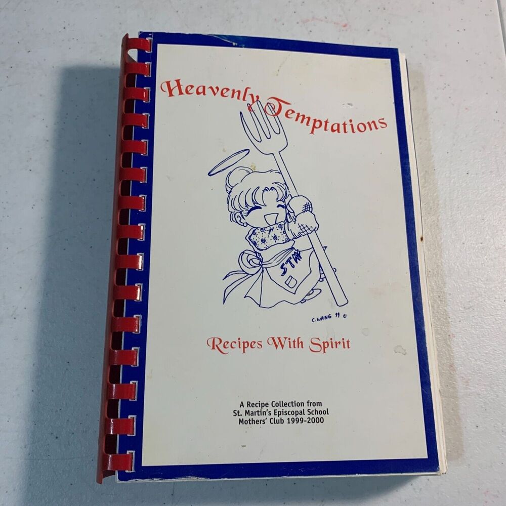vintage cookbook Heavenly Temptations New Orleans Louisiana St Martins Episcopal